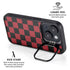 Red and Black Checkerboard iPhone 13 Kickstand Case
